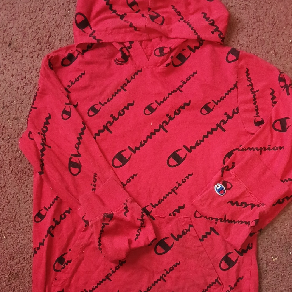 Champion Red Hoodie